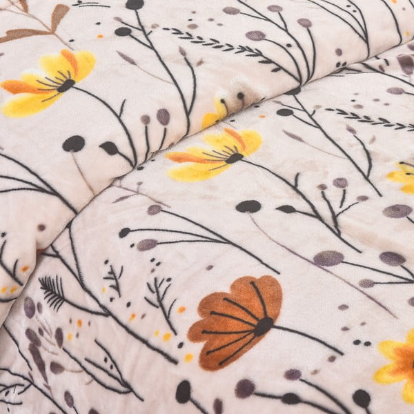 Lenjerie de pat din micropluș/cocolino pentru pat de o persoană 140x200 cm Valentina – My House-image-1