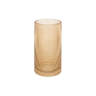 Vază din sticlă PT LIVING Allure, înălțime 20 cm, maro deschis
