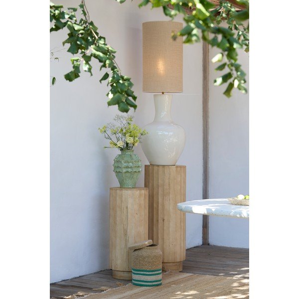 Măsuță auxiliară rotundă din lemn de mango ø 35 cm Ellena – Light & Living-image-1