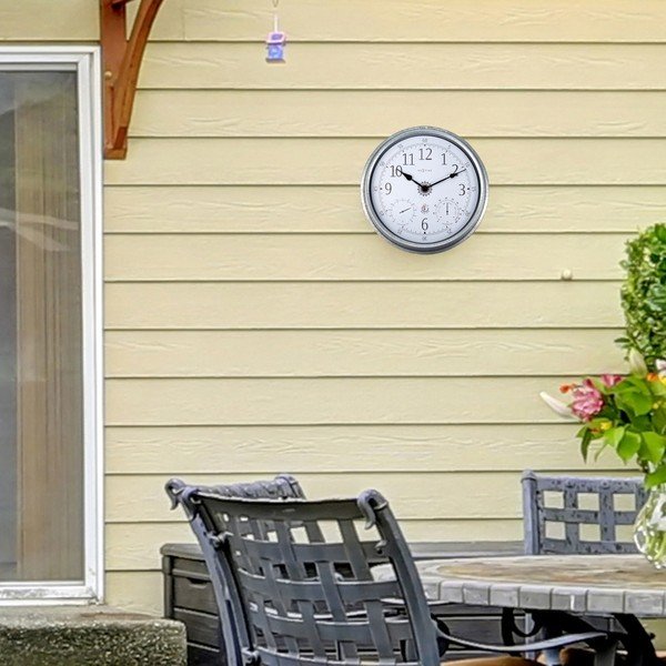 Ceas de perete ø 40,5 cm pentru exterior Tulip – NeXtime-image-2