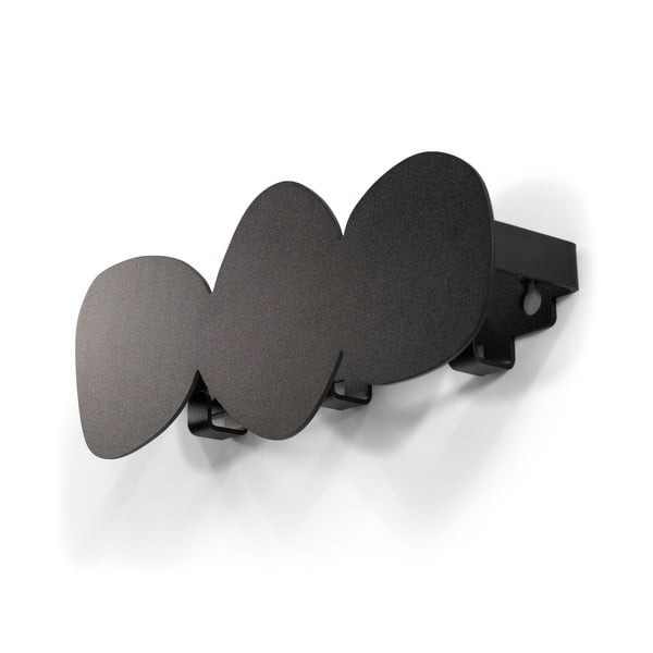 Cuier de perete negru din metal 35 cm Tumulo – Spinder Design-image-2