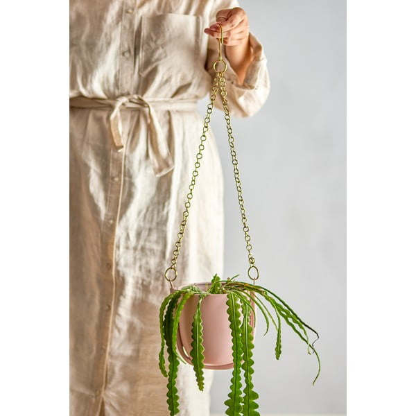 Ghiveci decorativ de agățat din metal Kati – Bloomingville-image-1