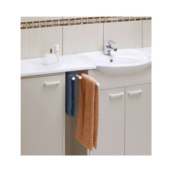 Suport telescopic de perete pentru prosop Wenko Basic Slide Bar Trio-image-1