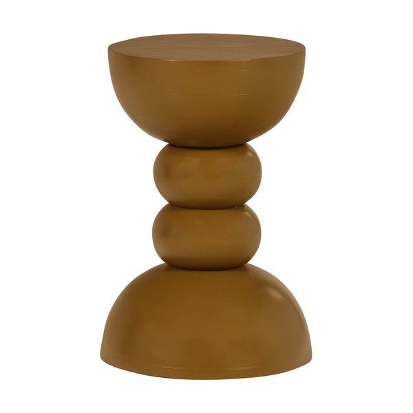 Măsuță auxiliară rotundă din lemn de mango ø 35 cm Miel – WOOOD