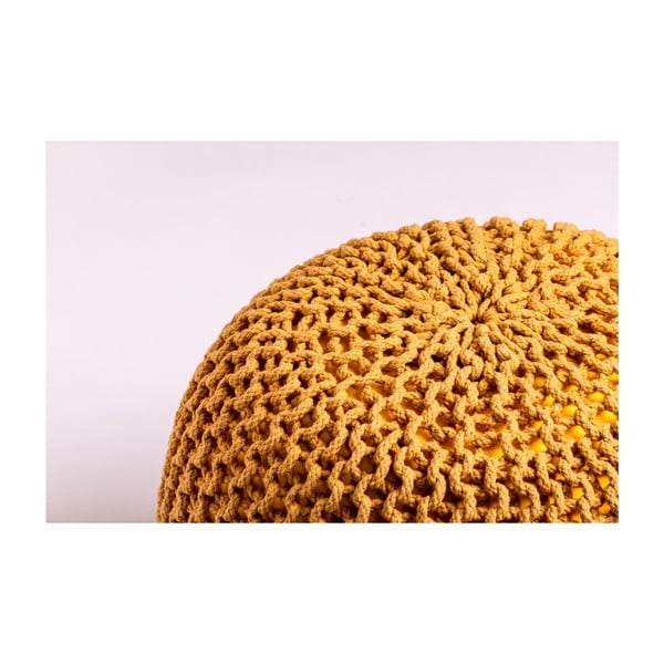Puf Bonami Essentials, galben muștar-image-2