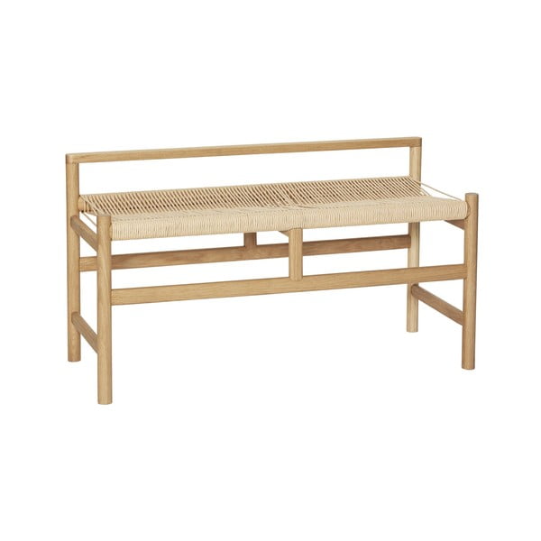 Bancă cu șezut din șnur din hârtie împletită Heritage - Hübsch