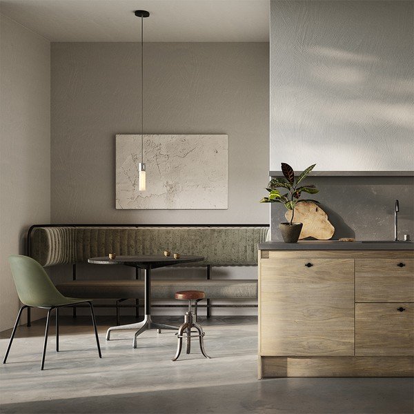 Lustră gri cu intensitate reglabilă ø 6 cm Basalt – tala-image-3