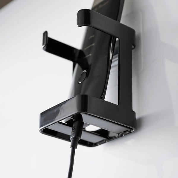 Suport pentru produse de îngrijire negru din metal Film Hook – YAMAZAKI-image-2