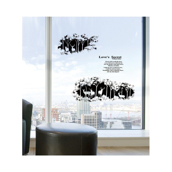 Autocolant Ambiance Love's Secret, negru-image-3