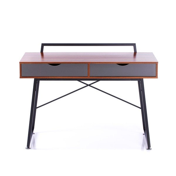Birou cu blat cu aspect de lemn de nuc 57.5x120 cm Tolm – Homede-image-2