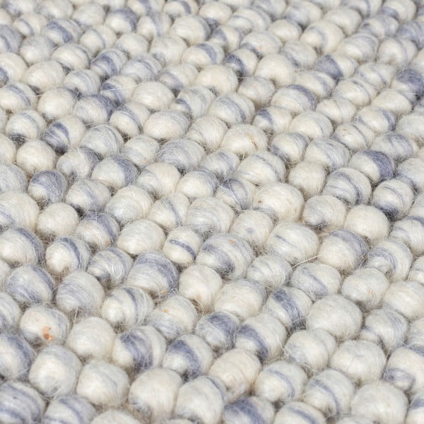 Covor albastru deschis țesut manual din amestesc de lână 160x230 cm Minerals – Flair Rugs-image-4