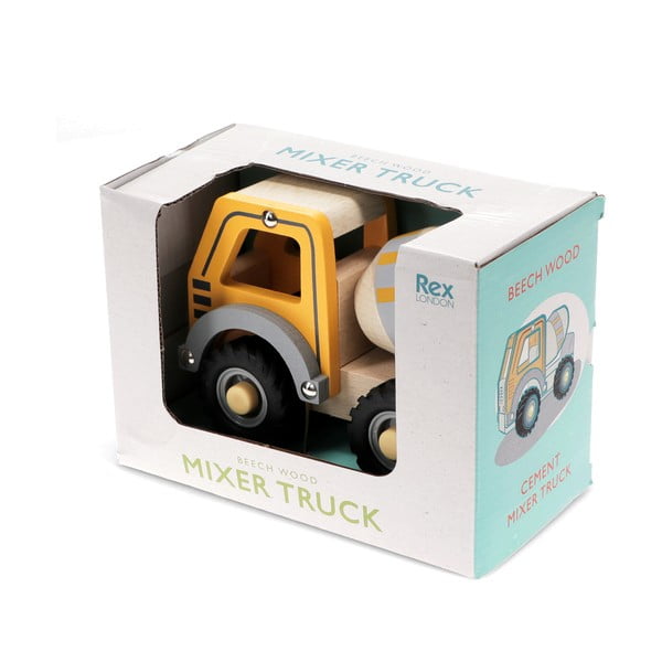Mașinuță pentru copii de lemn Cement Mixer – Rex London-image-3