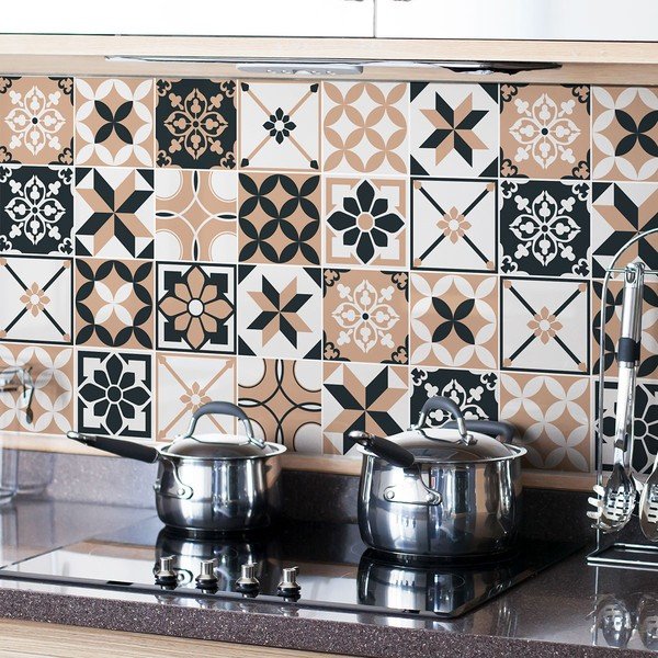 Set 24 autocolante Ambiance Azulejos Aldonio, 15 x 15 cm-image-4