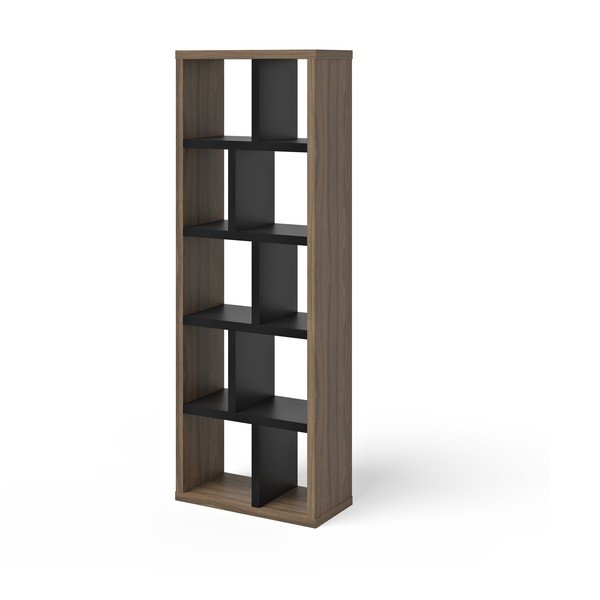 Bibliotecă cu aspect de lemn de nuc 70x198 cm Berlin – TemaHome-image-2
