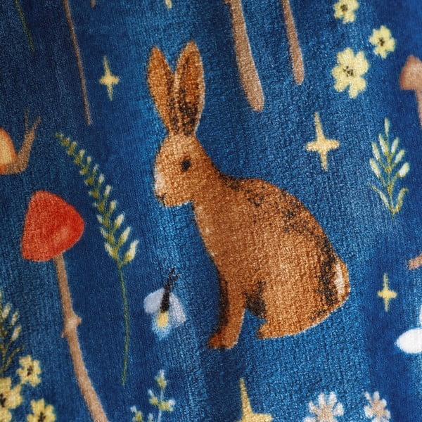 Pătură albastră din micropluș/cocolino 130x170 cm Enchanted Twilight Animals – Catherine Lansfield-image-2