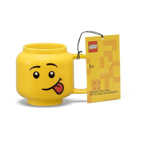 Cană pentru copii galben din ceramică 255 ml Head – LEGO®-image-2