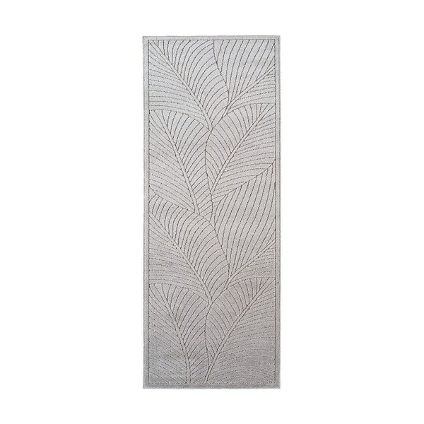 Covor tip traversă pentru interior și exterior argintiu 80x250 cm Nova 1203 – Ayyildiz Carpets