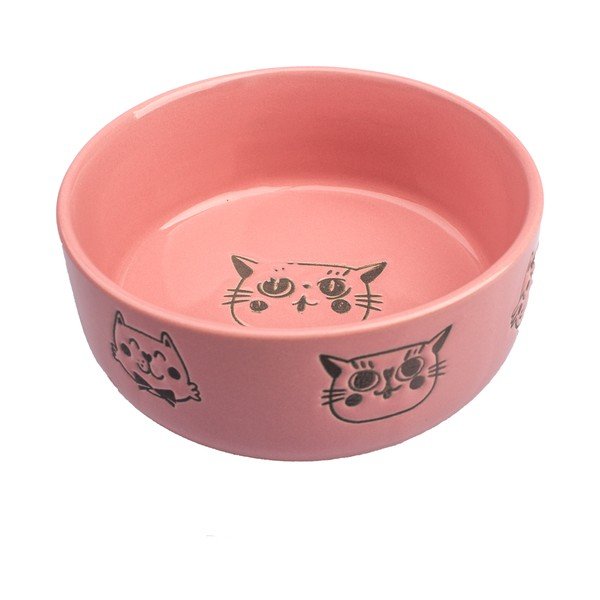 Bol pentru animale pentru pisici din ceramică ø 12 cm – Dakls