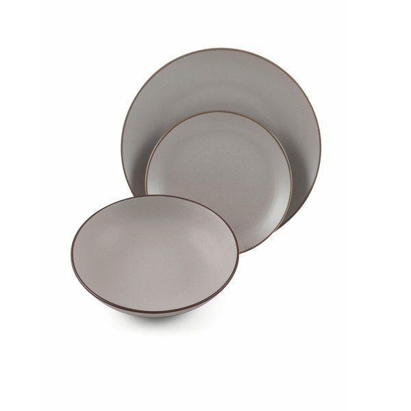 Set 6 boluri din ceramică Villa d´Este Kora, gri-image-1