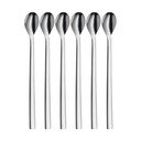 Set de linguri lungi gri din oțel inoxidabil 6 buc. Nuova – WMF