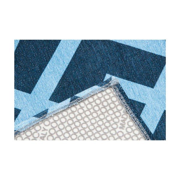 Covor pentru bucătărie foarte rezistent Webtapetti Labyrinth Blue, 130 x 190 cm-image-2
