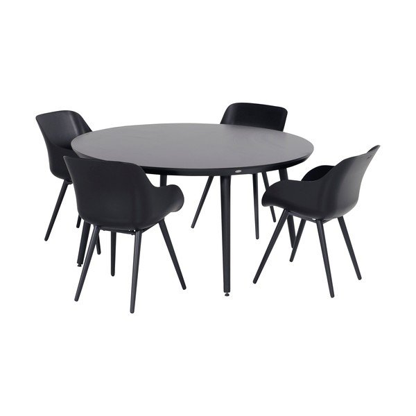 Masă de grădină Hartman Sophie, ø 128 cm, negru-image-2