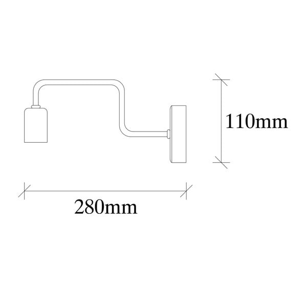 Aplică metalică Opviq lights Isidora, negru-image-3