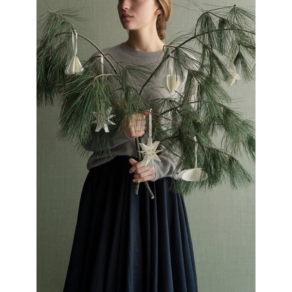 Ornamente de Crăciun 4 buc. din hârtie 6,5 cm Kazary – Blomus-image-1