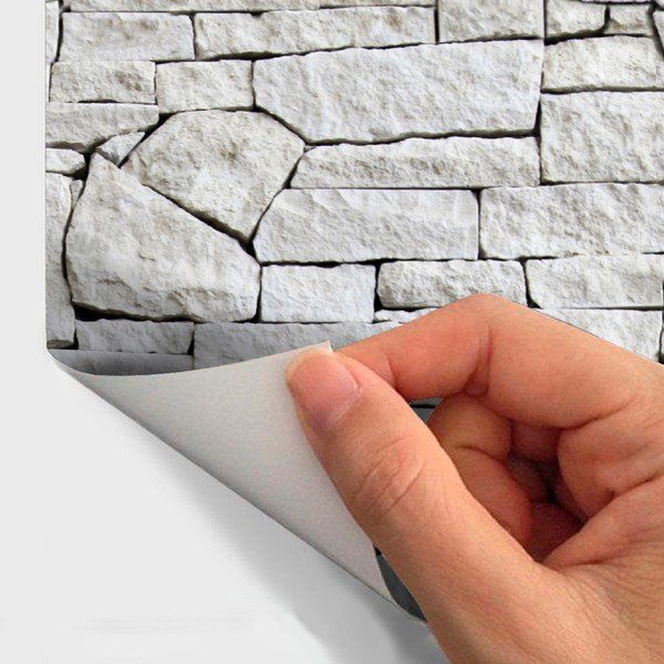 Autocolant pentru perete Ambiance Wall Materials Stones of The Midi, 40 x 40 cm-image-1