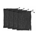 Set 4 săculeți pentru gustări Ladelle Eco din bumbac reciclat, 30x40 cm, negru