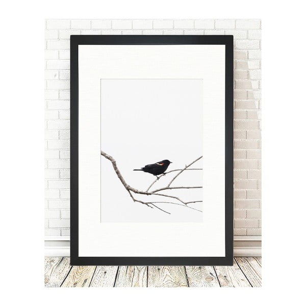 Tablou 24x29 cm Bird on the Branch – Vavien Artwork-image-1
