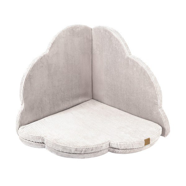 Saltea de joacă pentru copii fildeș 160x160 cm – Meowbaby-image-4