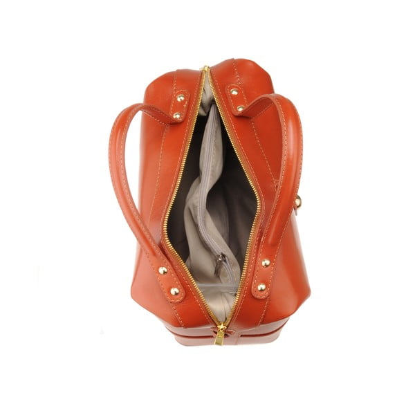 Geantă Matilde Costa Parrotia, maro caramel -image-1