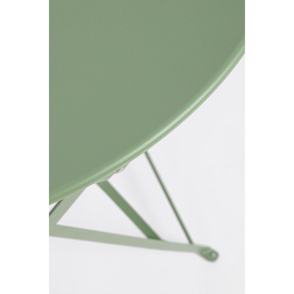 Set de dining pentru grădină verde salvie din oțel pentru 2 persoane Austin – Bizzotto-image-4