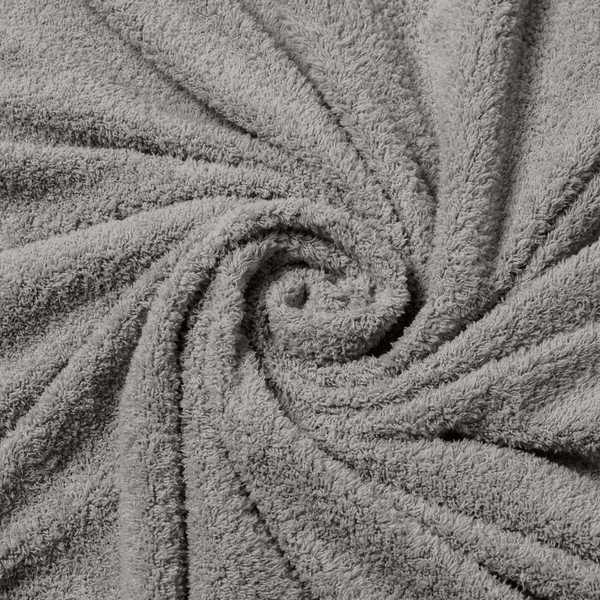 Lenjerie de pat gri antracit din micropluș/cocolino pentru pat dublu, extinsă 240x220 cm Helena – douceur d'intérieur-image-3