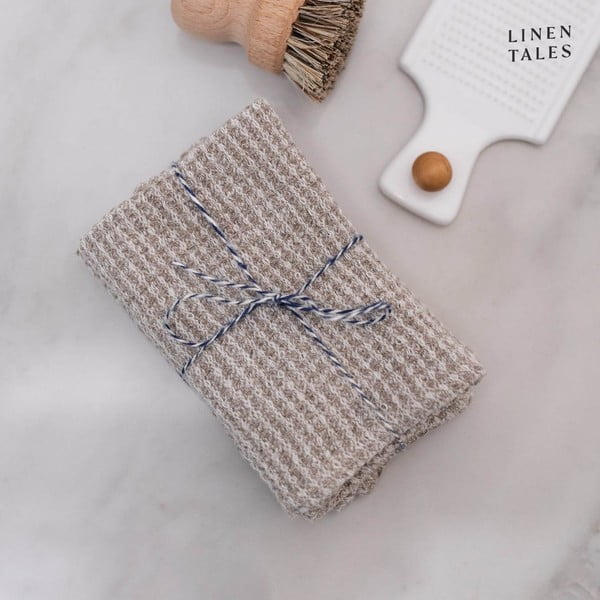 Prosoape de vase 2 buc. din in 26x26 cm – Linen Tales-image-4