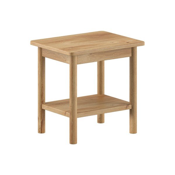 Noptieră în culoare naturală din lemn de stejar Olive – Vipack