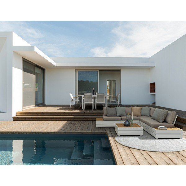 Masă  de grădină din aluminiu 90x140 cm Elias   – Bizzotto-image-4