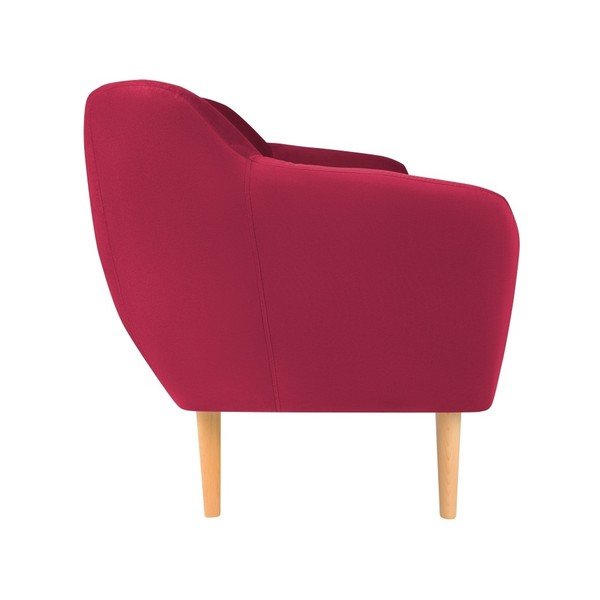 Canapea cu tapițerie din catifea Mazzini Sofas Sardaigne, 188 cm, roz închis-image-2
