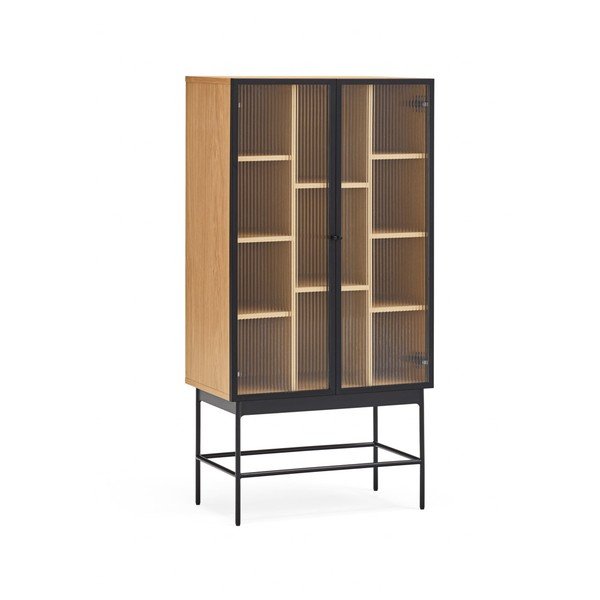Comodă în decor de stejar Teulat Blur, lățime 70 cm-image-3
