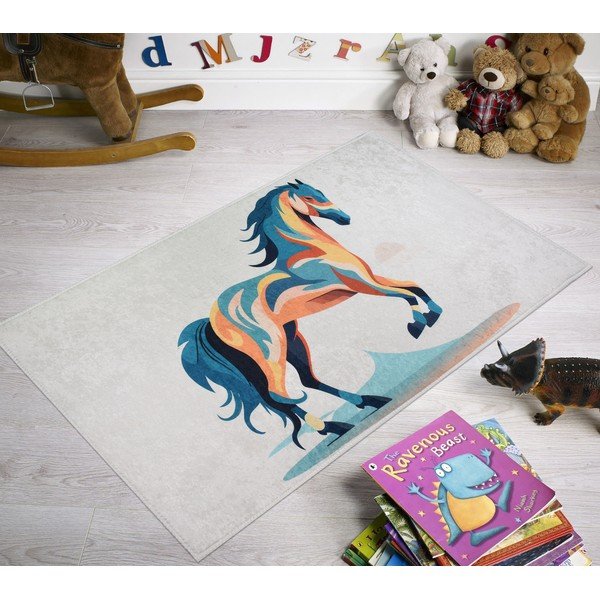 Covor pentru copii 80x150 cm Mighty Horse – Vitaus-image-1