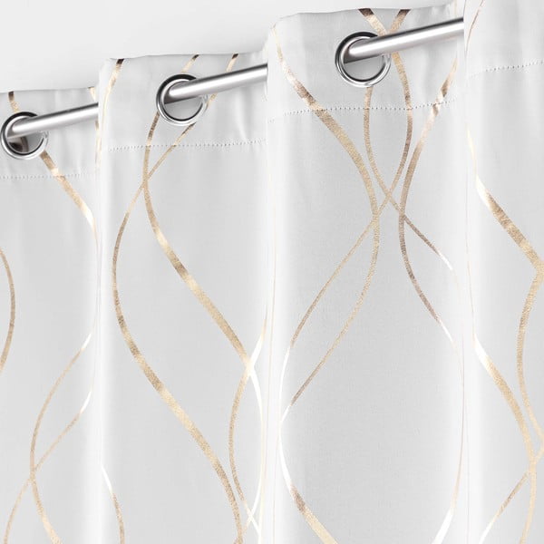 Draperie gri deschis blackout 135x240 cm Elise – douceur d'intérieur-image-1