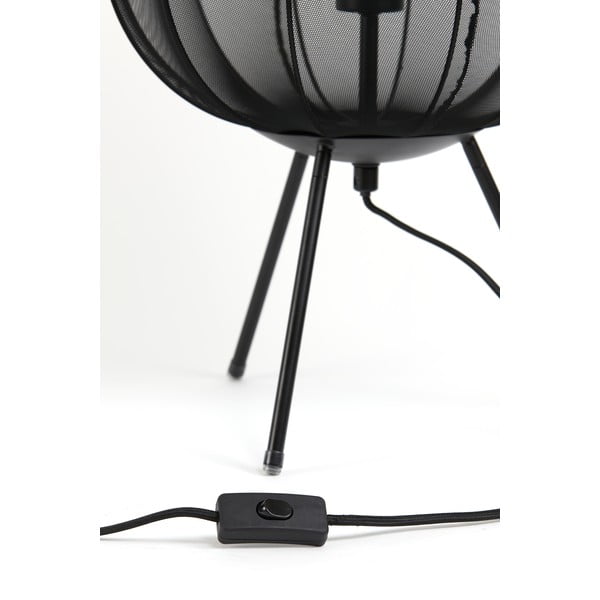 Veioză neagră (înălțime 60 cm) Plumeria – Light & Living-image-3