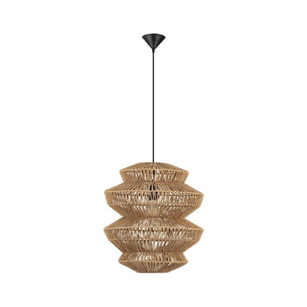 Lustră în culoare naturală cu tapițerie din frânghie ø 40 cm Nua – Nova Luce