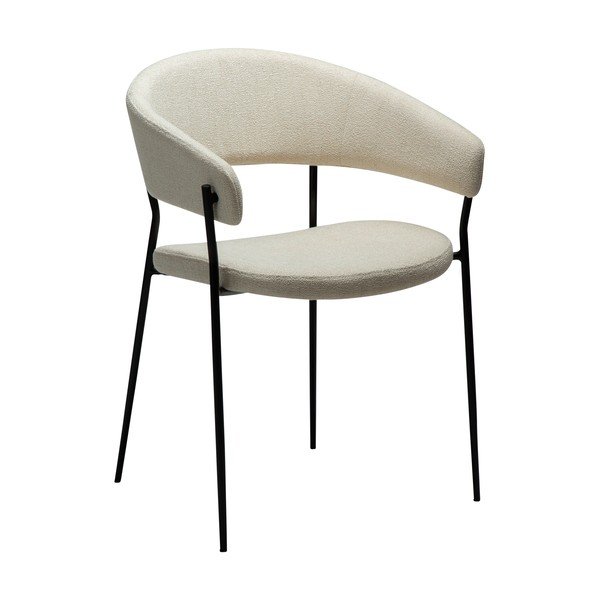 Scaun de dining bej cu cotiere Reboot – DAN-FORM Denmark