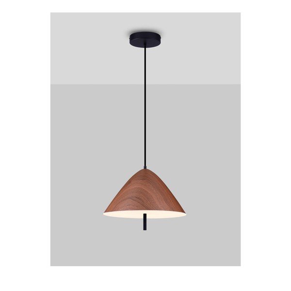 Lustră în culoare naturală LED din metal cu abajur din metal ø 40 cm Oros – Nova Luce-image-4