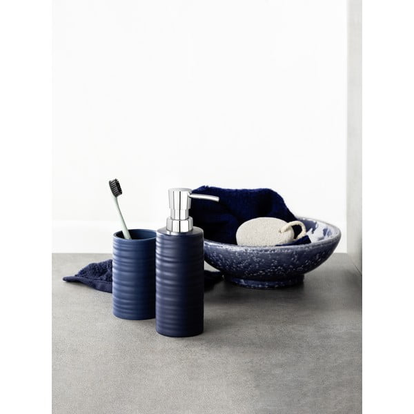 Dozator de săpun lichid albastru închis din ceramică 0.26 l Mila – Wenko-image-1