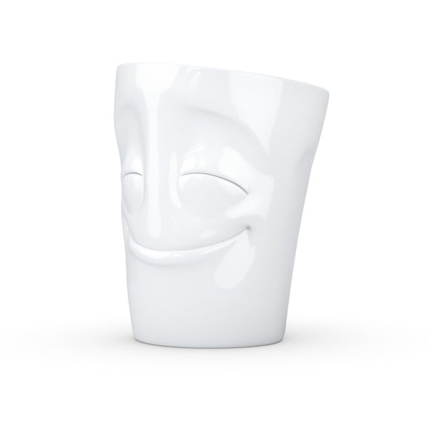 Cană cu toartă din porțelan 58products, 350 ml, alb-image-3