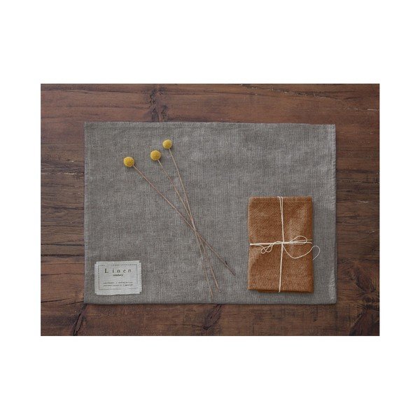 Set 4 șervețele textile cu amestec de in Really Nice Things Red Gradient, 43 x 43 cm-image-3