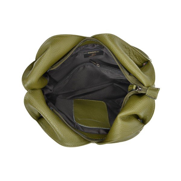 Geantă din piele Roberta M Alonza, verde-image-3
